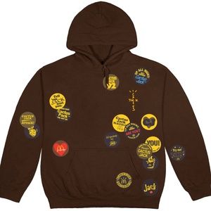 Travis Scott x McDonald's Sticker Bomb Hooide